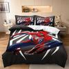 Anime Movies Spider/man Quilt Cover Set Cartoon Bedding Set Superhero Duvet Cover Set Quilt Cover Pillowcases Birthday Gift