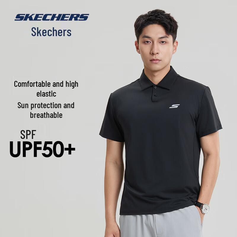 Skechers Men's Performance Sun Protection Short Sleeve Polo