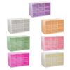 Space Saving 9 Grid Cosmetic Jewelry Box Plastic Materials for Efficient Table Organization