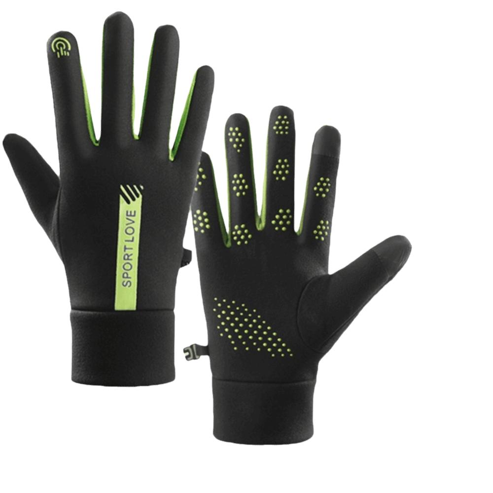 

Windproof Ski Gloves Plush Touch Screen Gloves Fashion Winter Warm Gloves Outdoor Green/Men