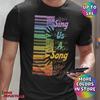 Piano Man T-Shirt and Kids Shirt: Billy Joel Inspired Rock Music Tee