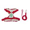 Adjustable Breathable Harness Vest Small Dogs With Leash Attachment Non-Stretch Design Comfortable Walking Control