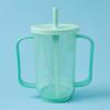 Handled Nursing Cup FoodGrade Straw Translucent Infant Drinkware for Infants, Young Children,