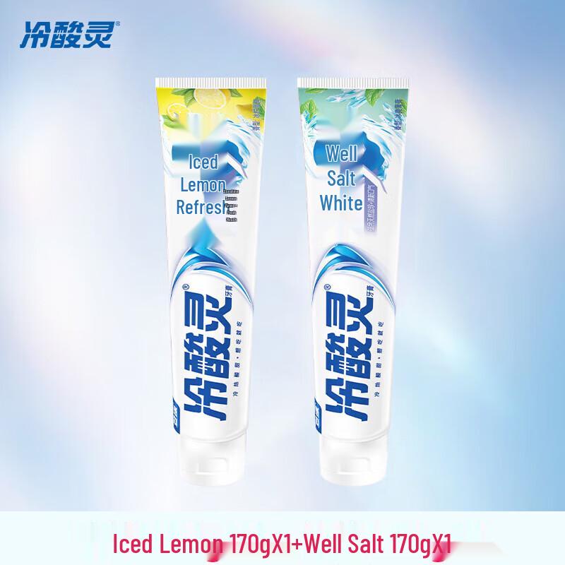Cold Acid Ling Anti-Sensitive Fresh Breath Toothpaste Twin Pack