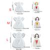 1Pc Silicone DIY Plaster Mold Pendant Hanging Ornament Dot Christmas Tree Heart Faceless Angel