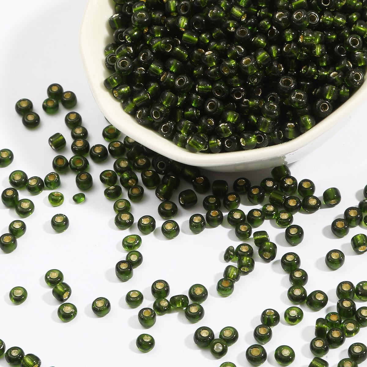 

2/3/4 мм 150-1000 шт. Скляний кришталевий чеський бісер для виготовлення ювелірних виробів своїми руками 4mm 150pcs оливковий