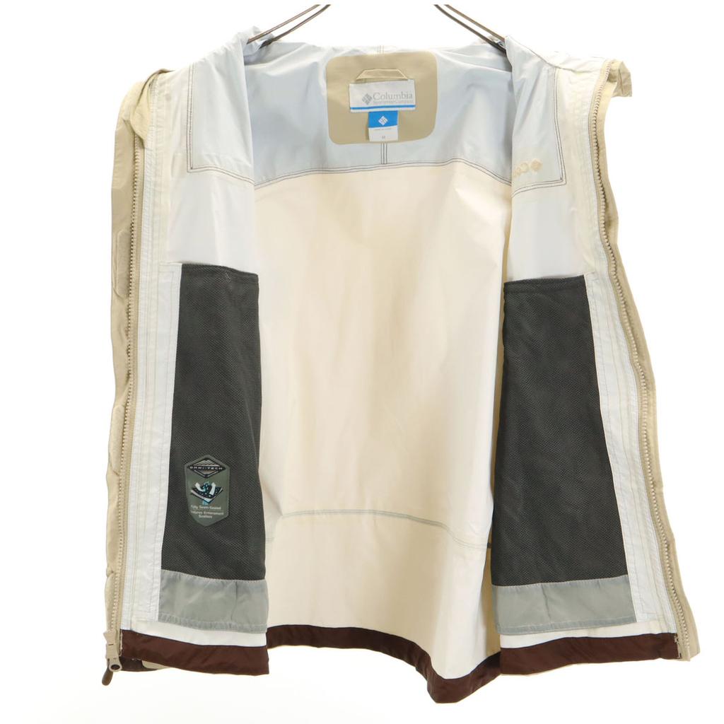 Columbia Rain Jacket Setup M Brown Storage Bag Included Outdoor Women Used