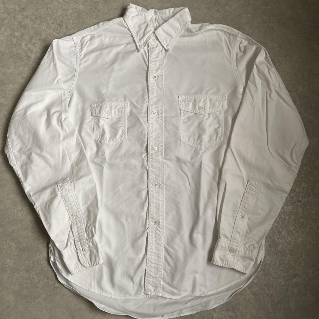 

[USED] WASTE TWICE Button-down Oxford Shirt, Size L