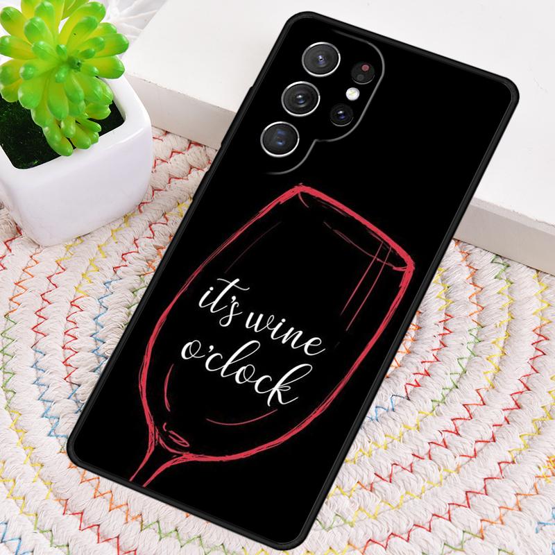 2 bis 3 Gläser Wein pro Tag Handyhülle für Samsung Galaxy note 10 pro S26 Ultra S23 S24 FE S25 S21 S22 PLUS stoßfeste Hülle