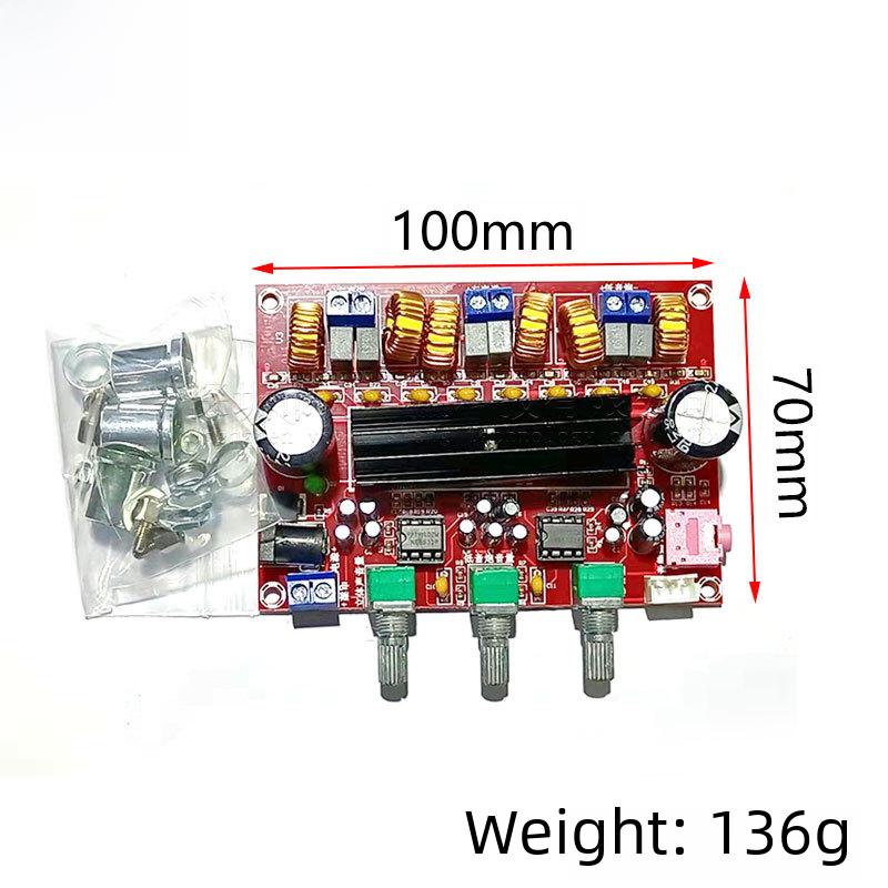 XH-M139 2.1 Channel Digital Power Amplifier Board, 12V-24V, TPA3116D2, 2x50W + 100W
