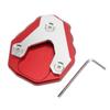 Motorcycle Kickstand Enlarger Aluminium Alloy Side Stand Extension Plate Pad Replacement for CB500X 2019+(Black )