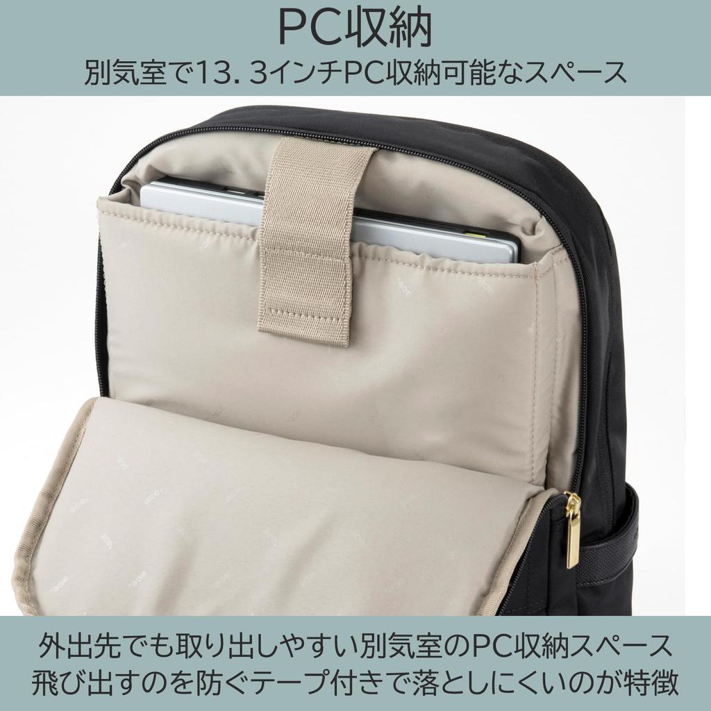 Ace Gene Vienna 3 Business Backpack, A4 Size, 13.3-inch PC Storage, No. 68704