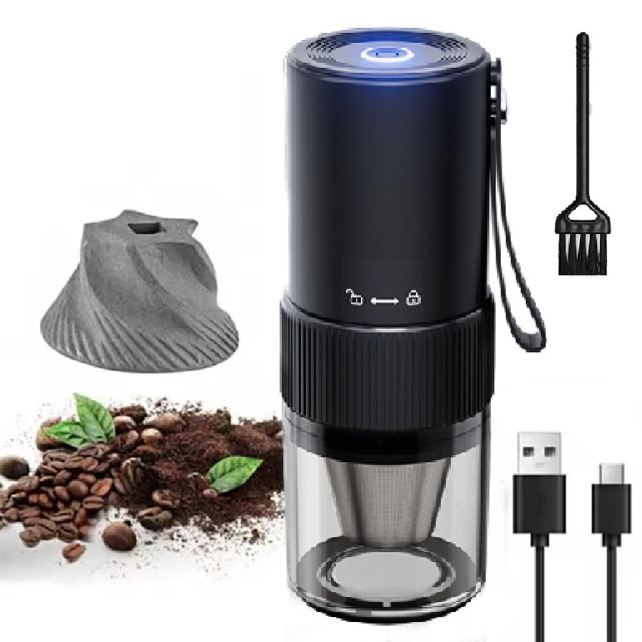 2025 New Portable USB Electric Coffee Bean Grinder 2000mAh Rechargeable Grinders Household Mini Coffee Machine hot sell