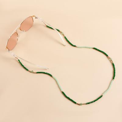 Color Spinel Beaded Glasses Chain Handmade Green Mask Chain Women'S Neck Portable Lanyard Anti-Lost Chain Earphone Chain