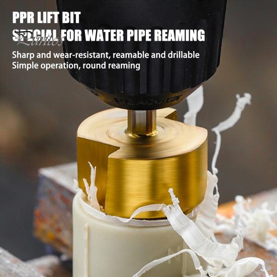 1/3Pcs Heavy-Duty Pipe Reaming Drill Bits Rustproof Corrosion Resistant Easy Installation Versatile Compatibility Reamer Drill Bit Tools