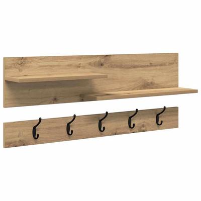 Wall Mounted Nightstand Artisan Oak 90 X 15 X 36 Cm