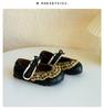 Girls' small leather shoes 2025 spring and autumn new Xiaoxiangfeng little girl princess shoes soft-soled Doudou shoes baby single shoes trend