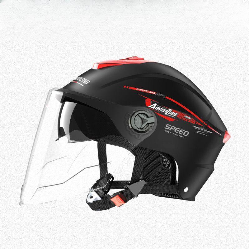 National Standard Electric Car Helmet for Men and Women In Summer Sun Protection Electric Car Horn General Style