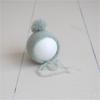 Hand Knitted Crochet Angora Wool Baby Elf Hat Newborn Coming Home Bonnet Beanie for Photography Props