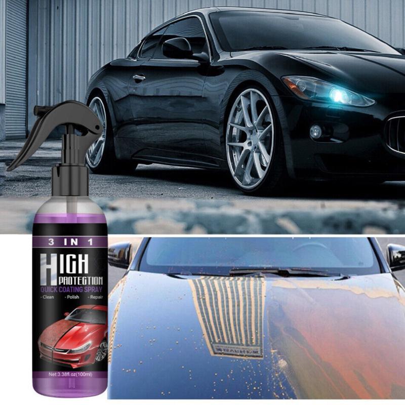 Rayhong 100ml 3 In 1 High Protection Quick Car Coating Spray Automatic Hand Paint Color Changing