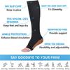 1 Pairs S-XXL Compression Socks Medical Prevent Varicose Veins Toeless Support Hose for Women Men