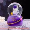 Crystal Ball 8-Note Music Box with Snowflakes and Light-Up Feature – Ideal Birthday Gift for Girls, Children, and Best Friends