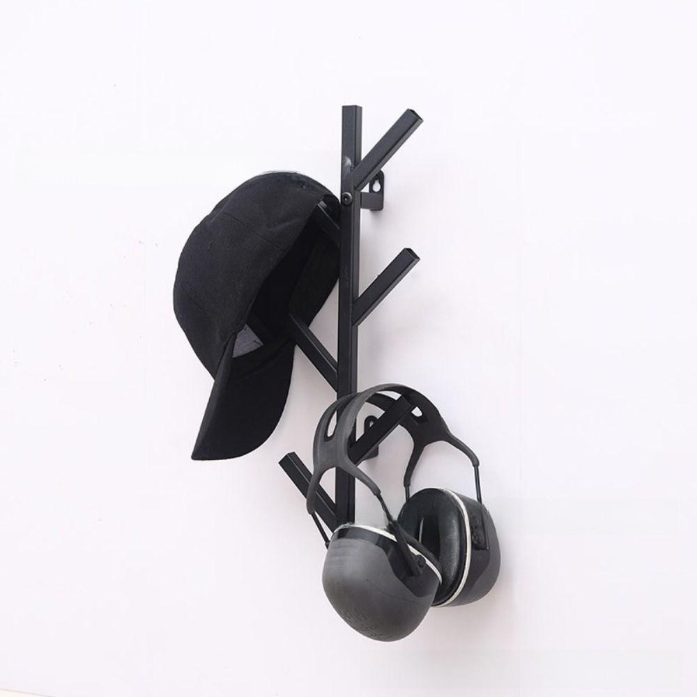 Metal Hat Rack Wall Mount Clothes Hanger Rack Universal Coat Rack  Bedroom