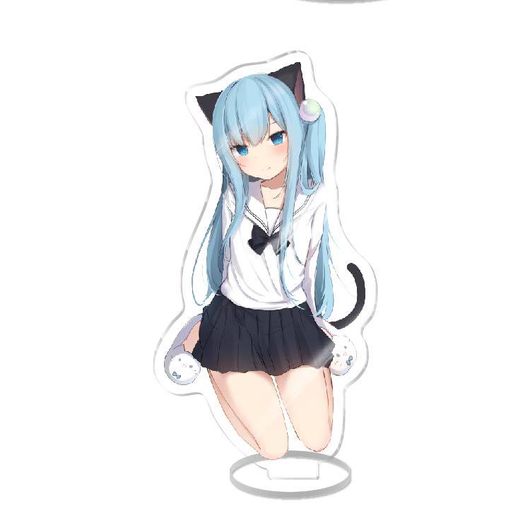 Nekoha Shizuku Acrylic Stand Model Plate Decoration Originality Desk Figure Display Fans Gifts Cartoon Prime Products Standee