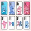 C-Classic C-Cute C-Care B-Bears   Phone Case For Samsung S 25,24,23,22,30,21,10,9,Ultra,Plus,Lite,FE,4,5 G Soft Black Case