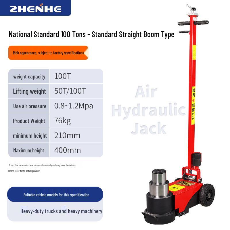 30-50 Ton Pneumatic Hydraulic Jack for Auto Repair and Heavy Truck Tire Change