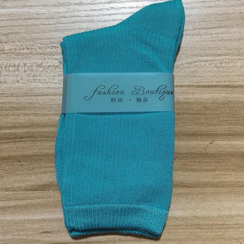 

Женские весенне-осенние новые однотонные носки конфетных цветов из хлопка 1 pair