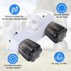 RV Shower Faucet, Camper Shower Faucet Replacement 4" RV Shower Valve Diverter with Dual Knobs Bathroom Shower Accessories Parts for Outside and