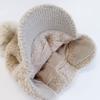 Solid Color Warm Earmuffs Cap Windproof Pompom Plush Beanie Fashion Ear Flap Protection Hat  Women