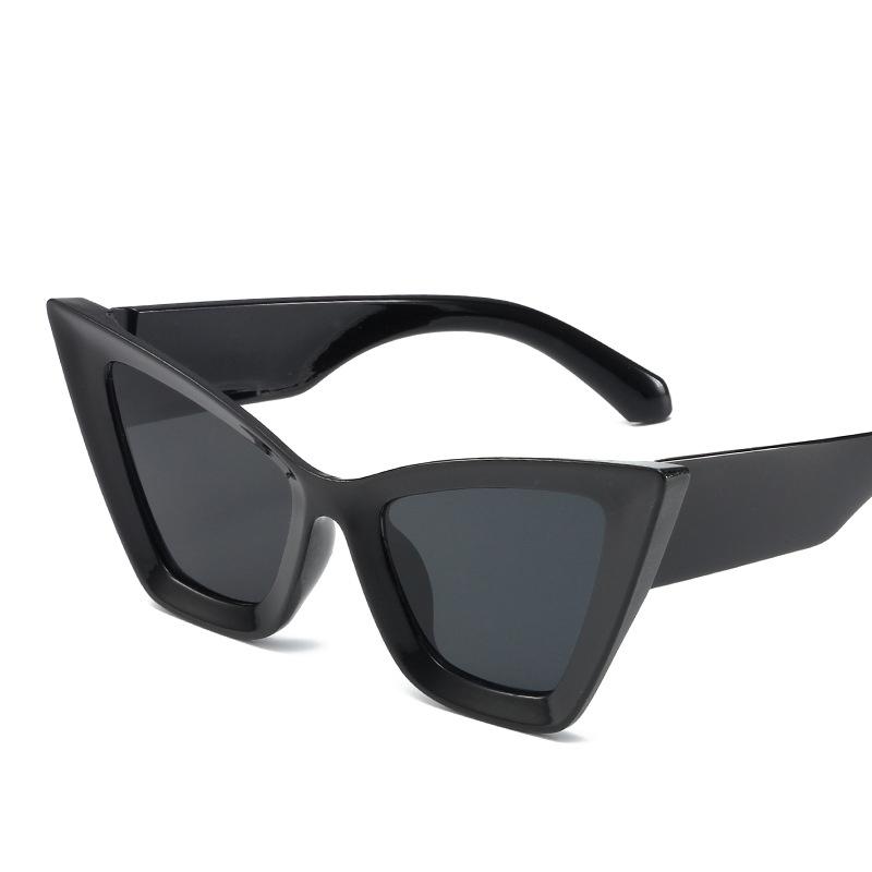 New Vintage Cat Eye Sunglasses Women Men Square PC Frame Retro Shades Fashion Sun Glasses for Female Male