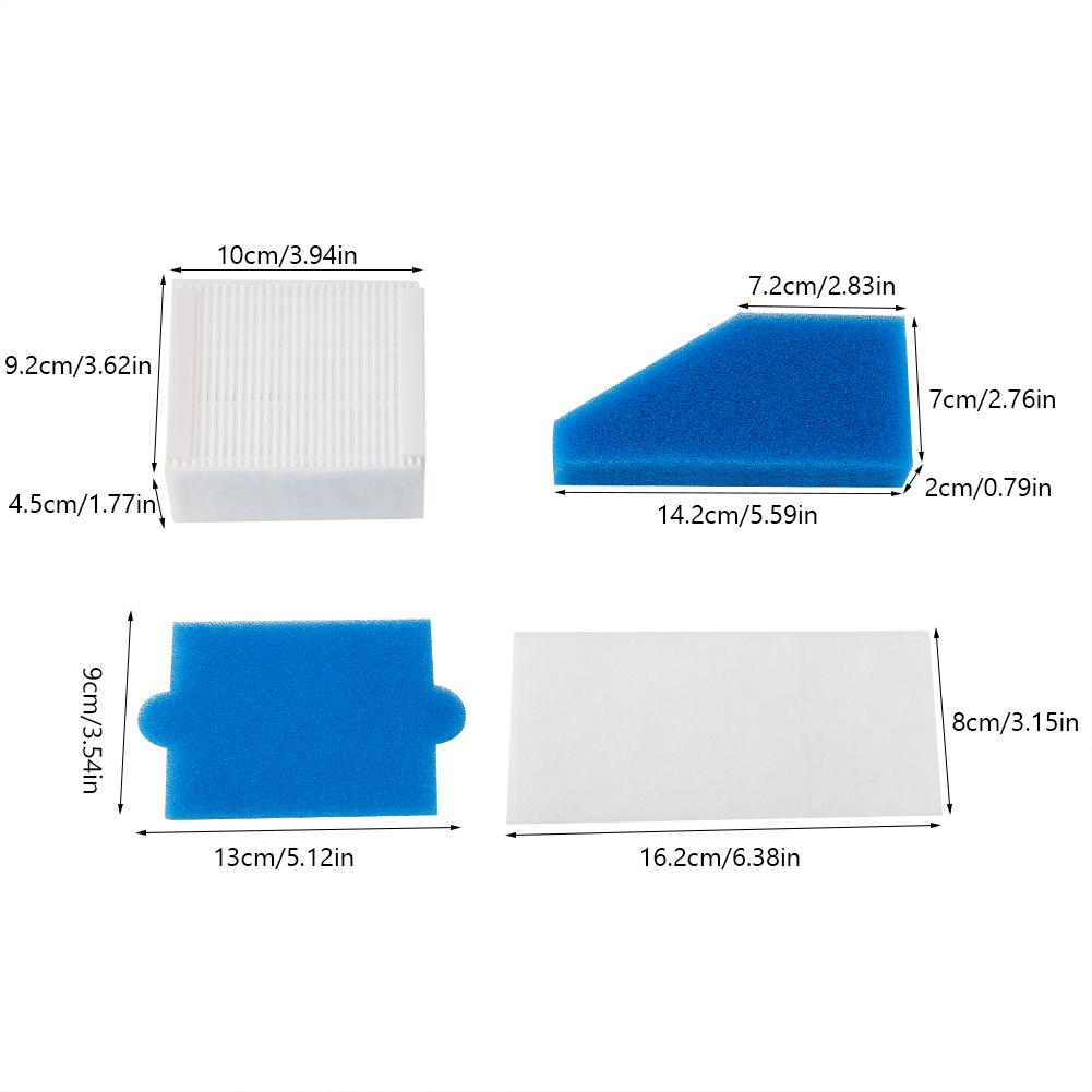 5Pcs Foam Filter Dust Vacuum Cleaner Filtration System Replacement Parts 787241
