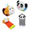 Baby Infant Developmental Wrist Strap Foot Socks Rattle Bug Finders Toy