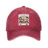 Friend TV Show Washed Denim Cap Casual Baseball Caps Adjustable Hat Summer Unisex Baseball Hats