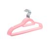 10/20/30Pcs Non-Slip Velvet Hangers Space Saving Hook Flocked Felt Clothes Drying Rack Organizer