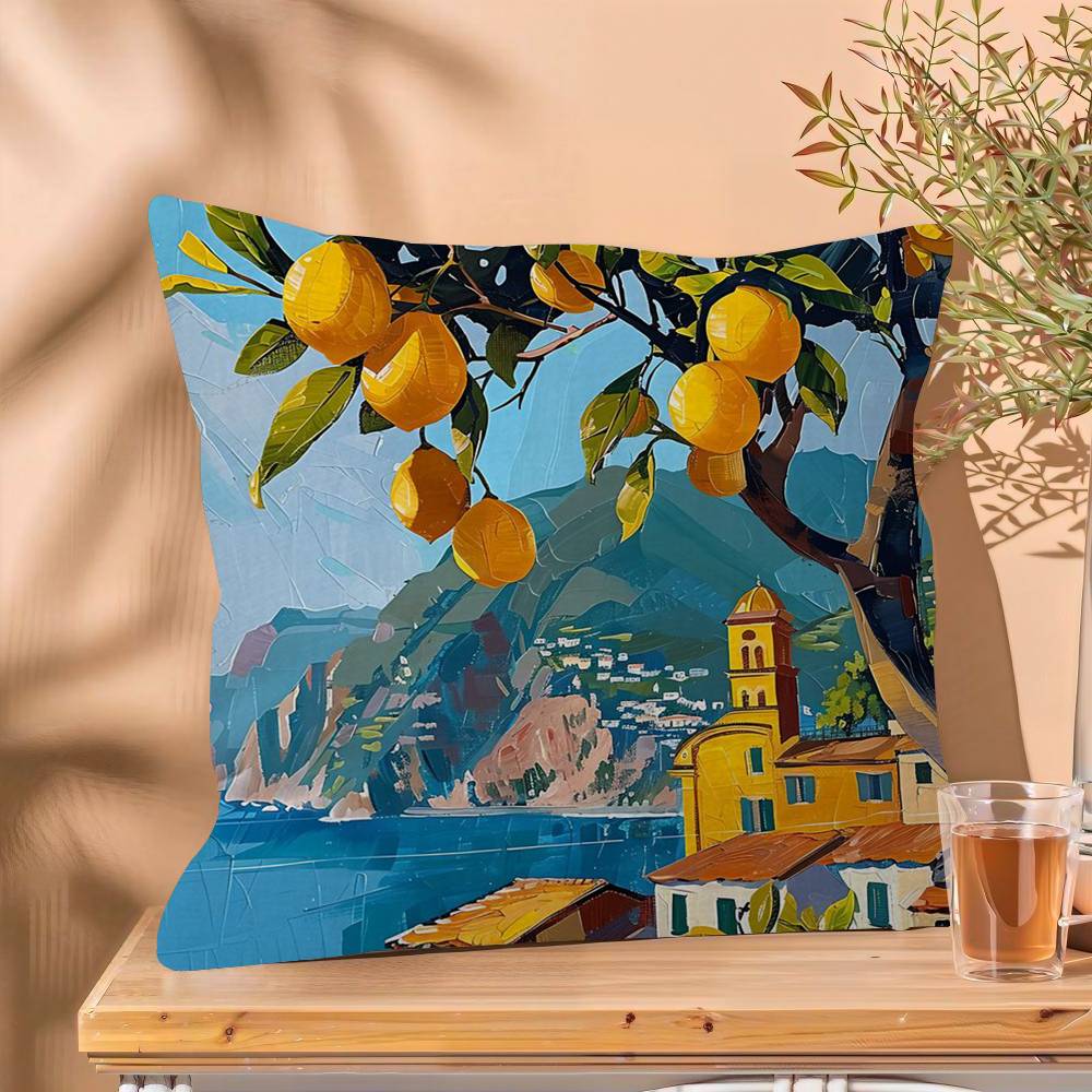 Lemon Garden pillow cover sofa cushion cover home room decoration children gift