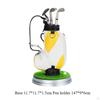 Golf Club Pen Holder Set with 3 Pens - Office Desk Decor
