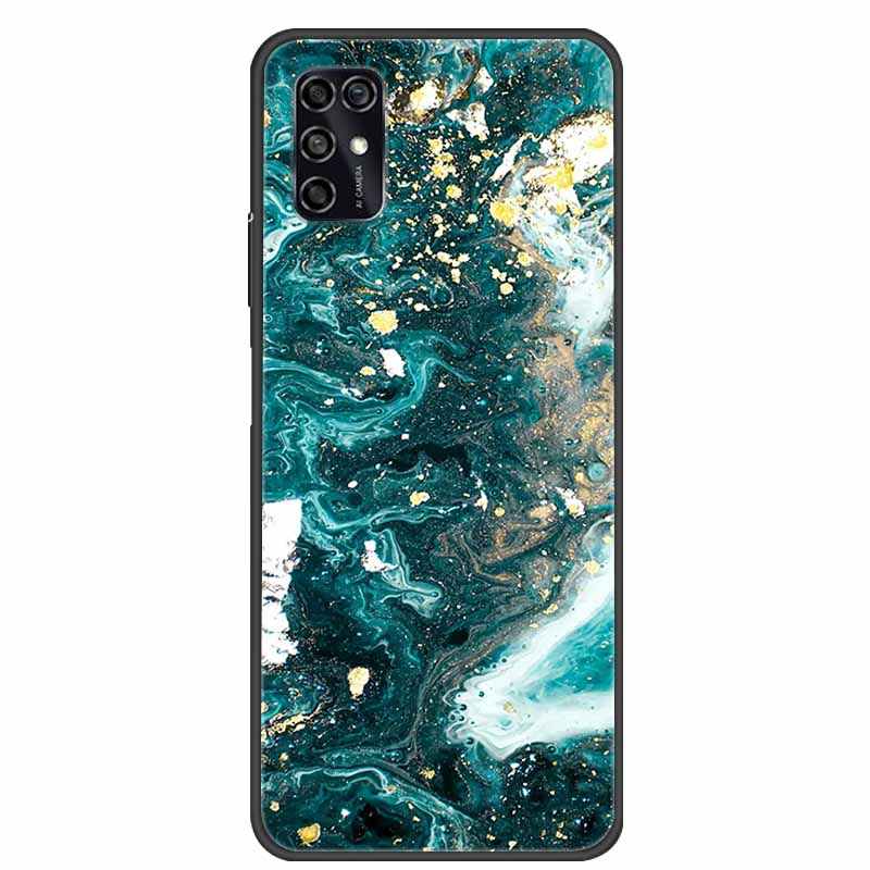 For ZTE Blade V2020 Smart Case Black Bumper Silicon TPU Soft Phone Cover Case For ZTE Blade V20 Smart 8010 Funda Cartoon Coque