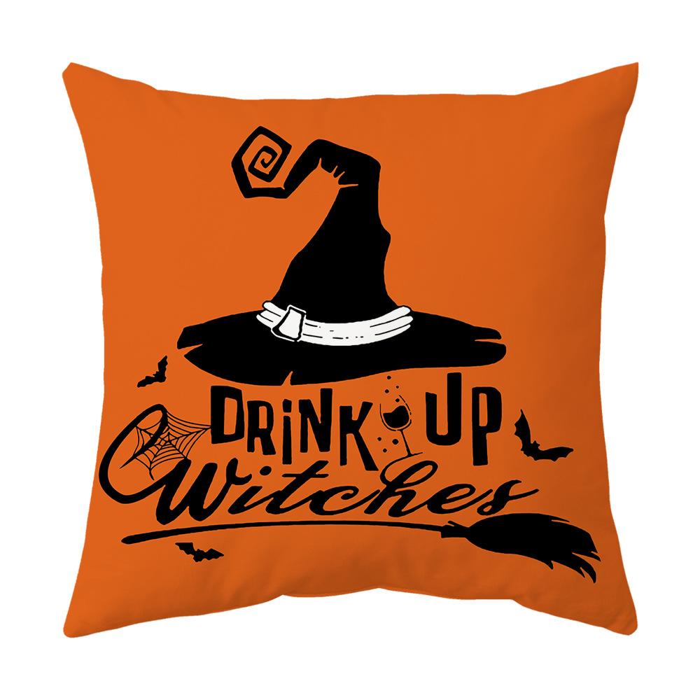 Halloween Pillow, Sofa Pillow Case, Printed Holiday Decoration Scene, Party Ghost Festival Decoration