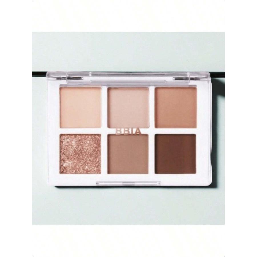 

Палетка теней для век Bbia Ready To Wear 6 многофункциональных оттенков с охлаждающим минеральным комплексом 5 г Образы на день и вечер для офиса, путешествий и мероприятий Гипоаллергенно 02 Mood Blush
