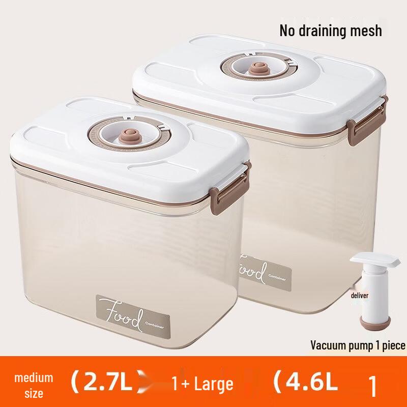 Zhishi Vacuum Seal Food Storage Container Set
