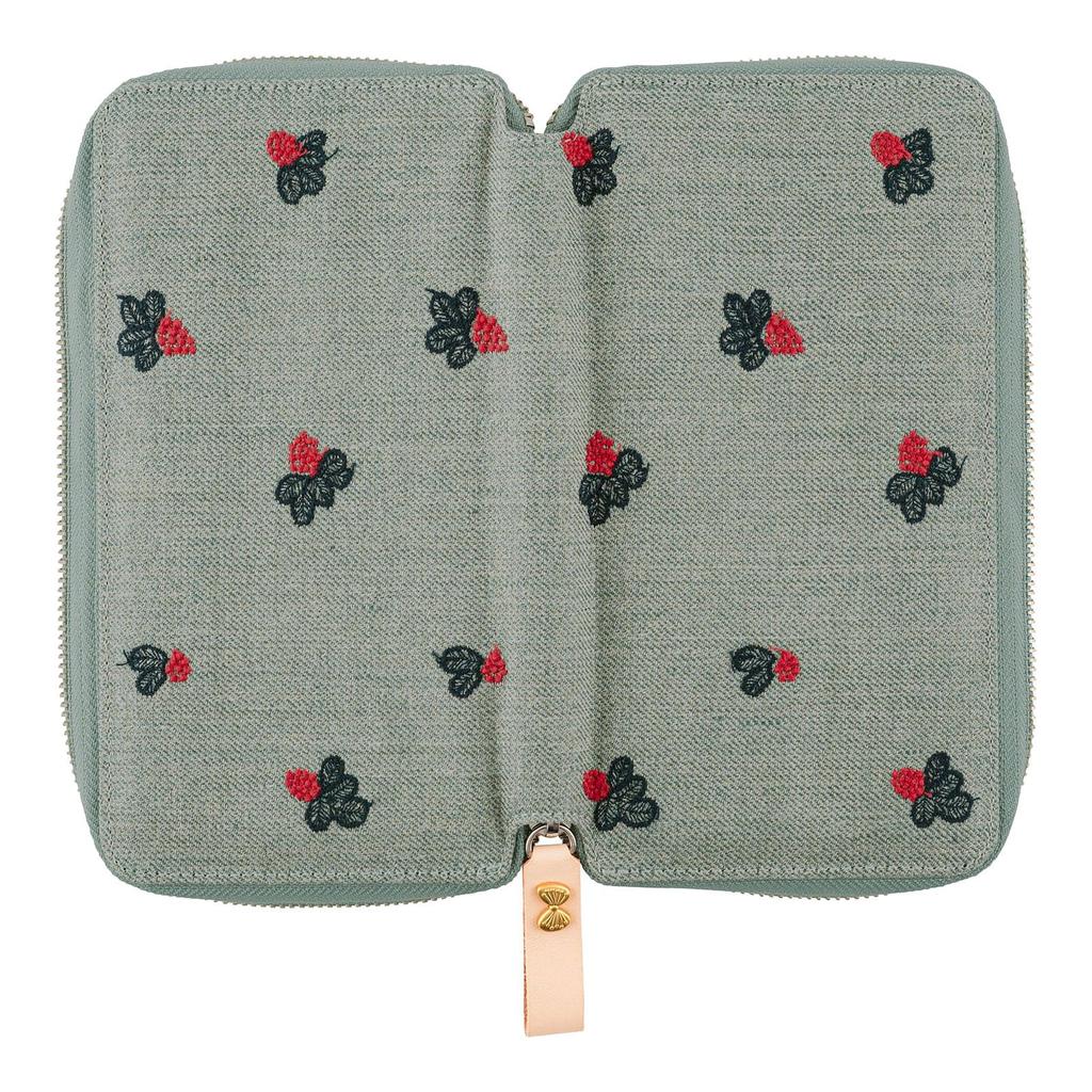 Hobonichi Techo Weeks Mina Berry (weekly planner) cover, Perhonen/Light (Green)