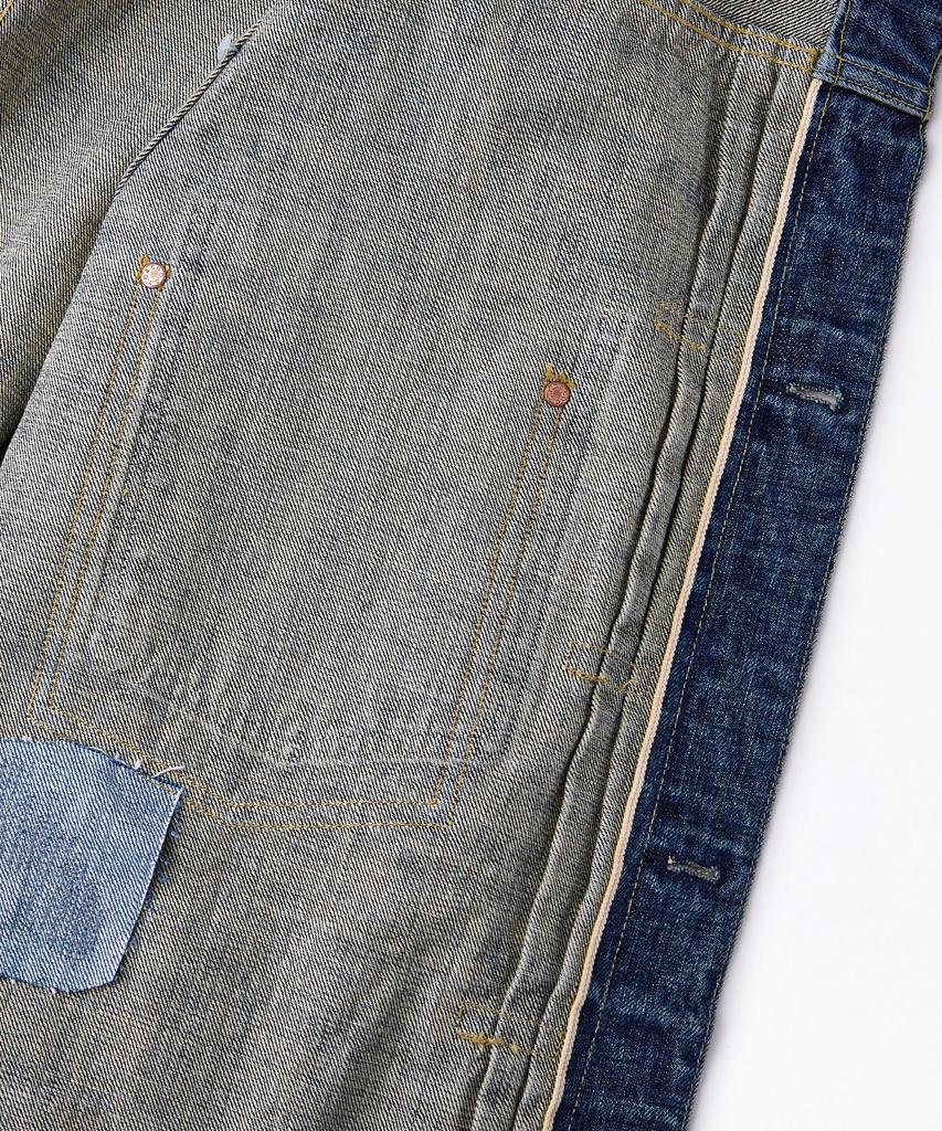 OUTSTANDING W.W. Ii Selvedge Denim 1St Jacket_Repair Blue