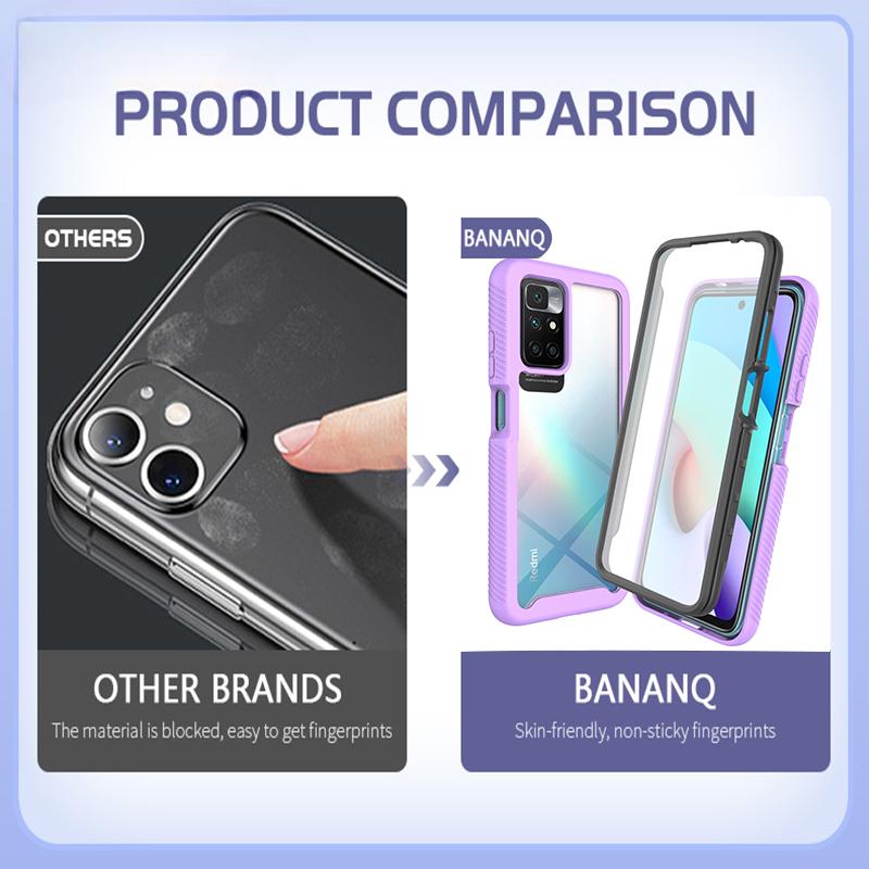 360 All Inclusive Phone Case For Xiaomi 13T 10T Poco X3 Nfc X4 X5 M3 M5S Cover For Redmi 13C 4G 12C Note 12 13 Pro 5G