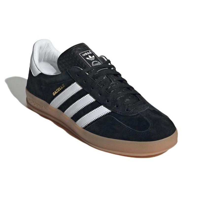 adidas Gazelle Indoor Black White Gum Men Sneakers Core-Black Cloud-White H06259
