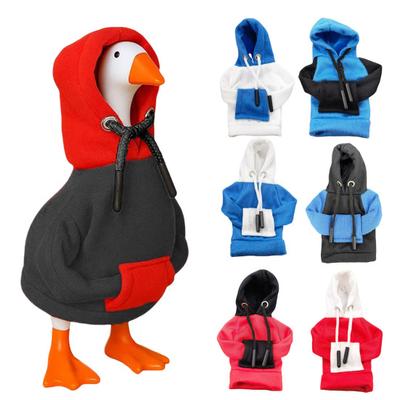 Sudadera Mini Ganso para Estatua de Ganso de Mesa de 7 Pulgadas Disfraz Suave de Ganso de Mesa Ropa Linda para Mascotas Regalo Divertido para Amantes de los Gansos
