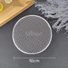 New Semi -Circular/Round Tempura Frying sushi bbq Net Durable Stainless Steel Drying Net Japanese Style Portable Barbecue Net